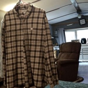 Carhartt XL flannel shirt
